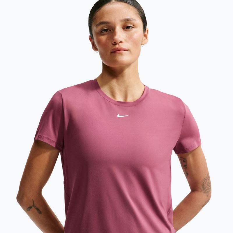 Koszulka treningowa damska Nike One Classic pink smoke/white 4