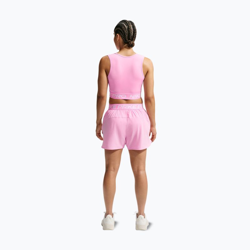 Koszulka damska Nike Pro pink rise/white 3