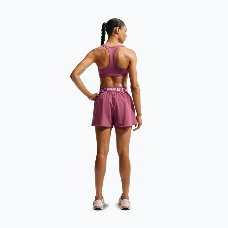 Spodenki treningowe damskie Nike Pro pink smoke/white 2
