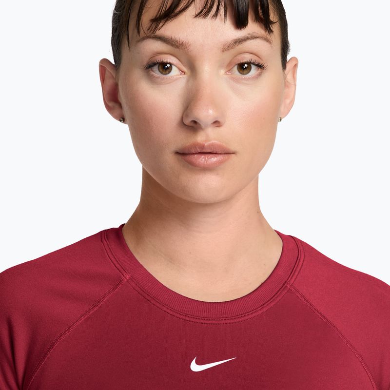 Koszulka treningowa damska Nike Pro Seamless tough red/white 3