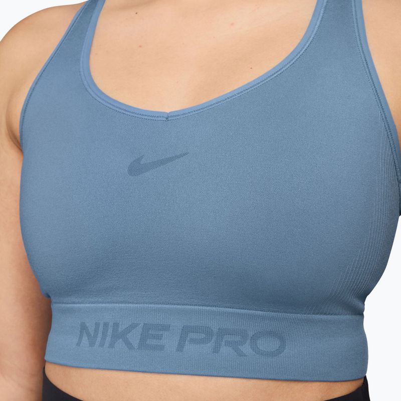 Koszulka treningowa damska Nike Pro Seamless work blue 3