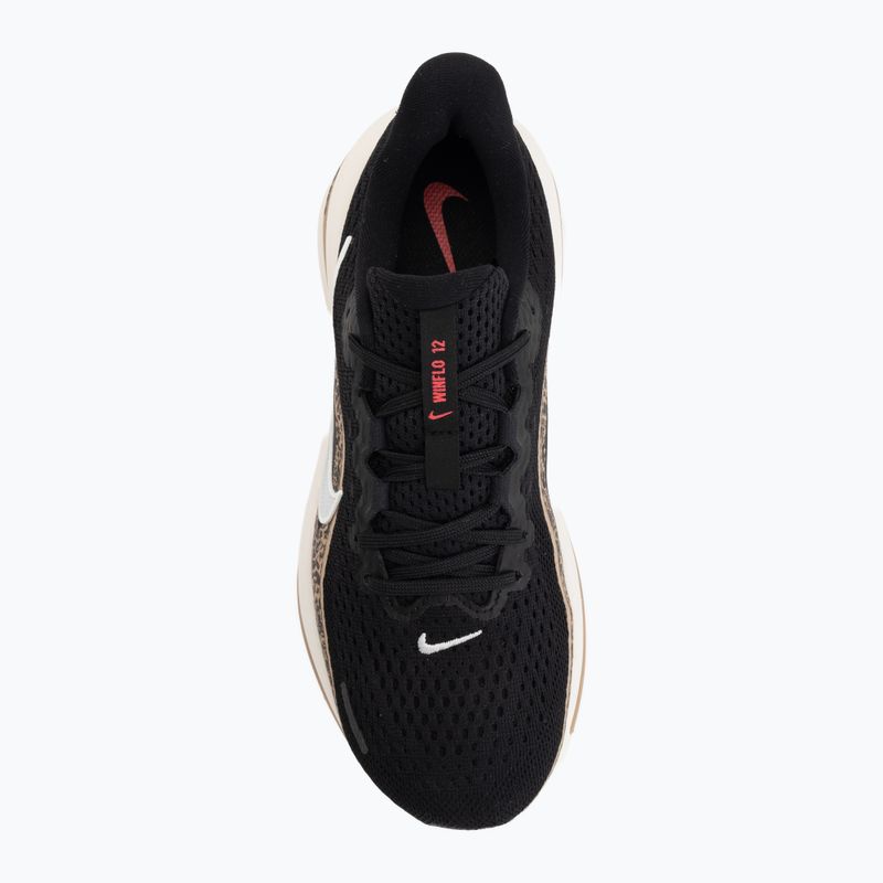 Buty do biegania damskie Nike Winflo 12 black/british khaki/fusion red/sail 5