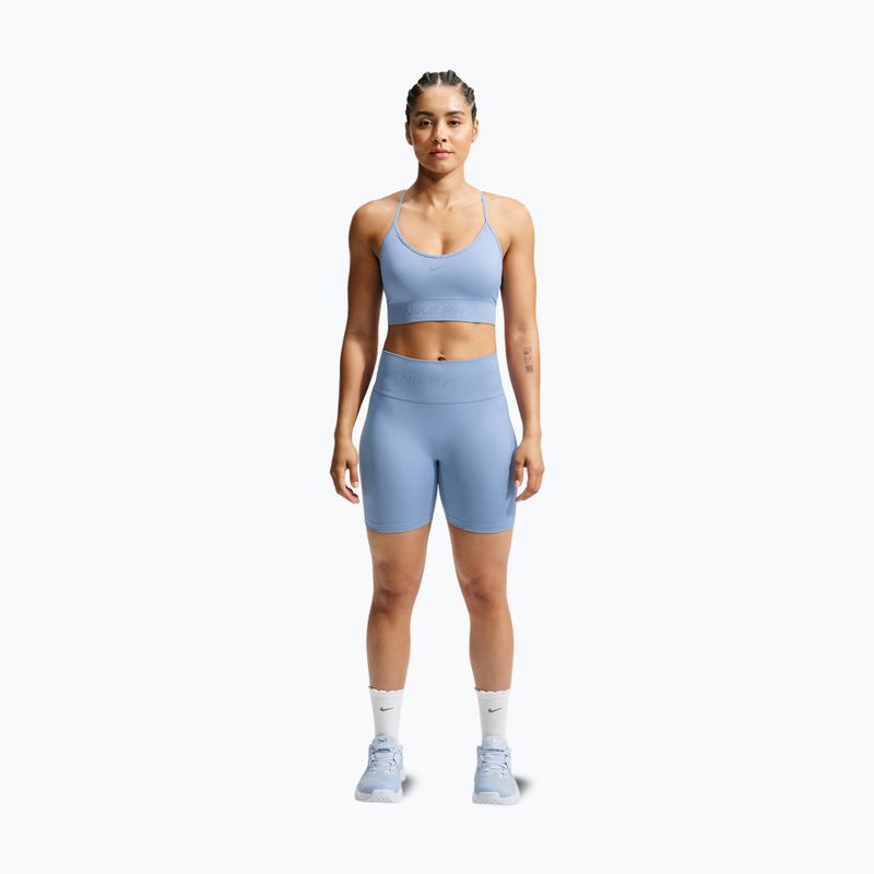 Spodenki treningowe damskie Nike Pro Seamless work blue 7