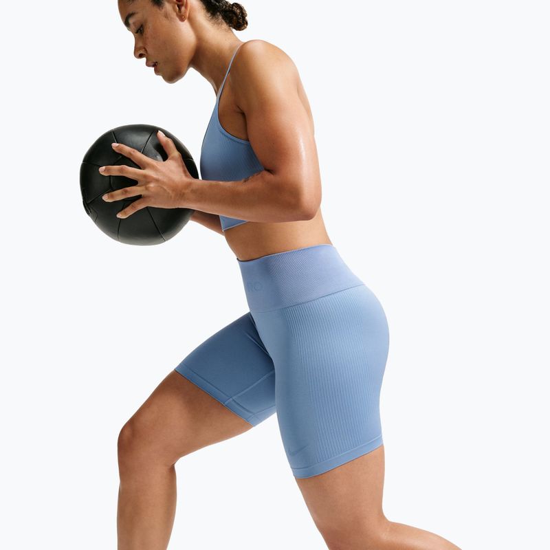 Spodenki treningowe damskie Nike Pro Seamless work blue 5