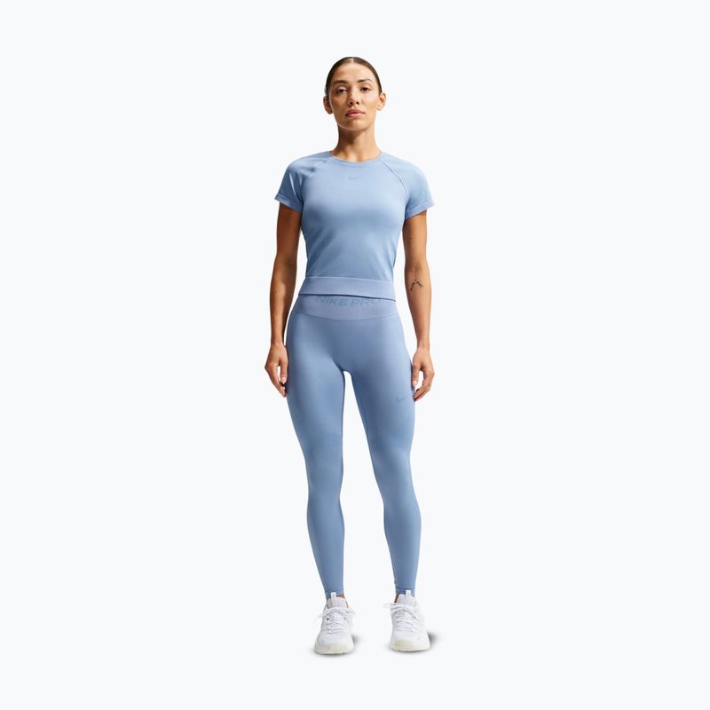 Legginsy damskie Nike Pro Seamless work blue 7