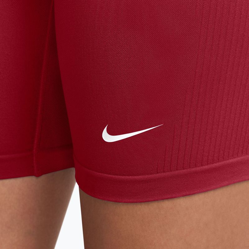 Spodenki treningowe damskie Nike Pro Seamless tough red/white 4