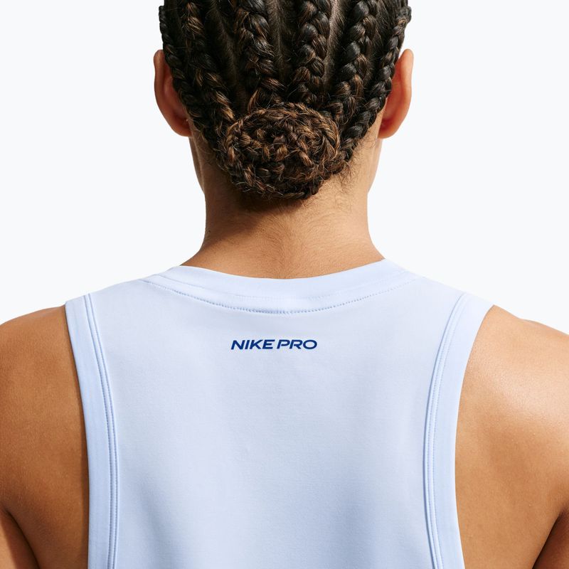 Koszulka treningowa damska Nike Pro hydrogen blue/old royal 5