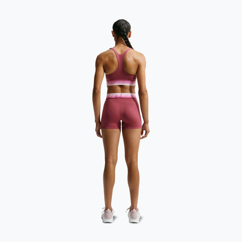 Biustonosz treningowy Nike Pro pink smoke/pink smoke/pink rise 3