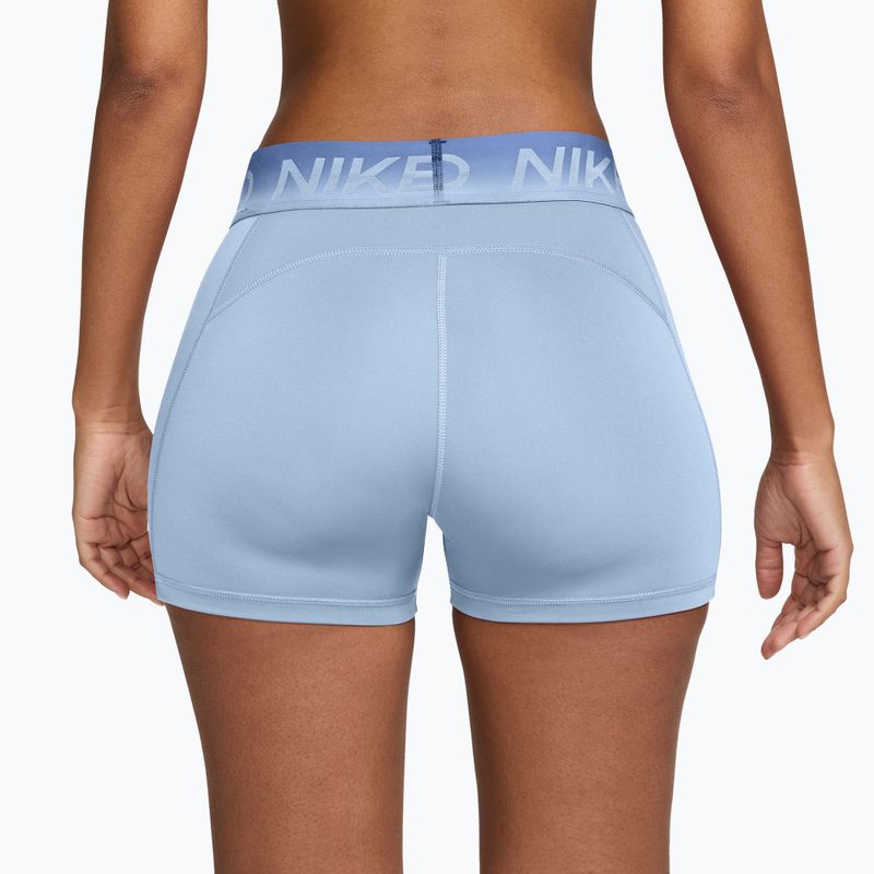 Spodenki treningowe damskie Nike Pro hydrogen blue/aluminum 2