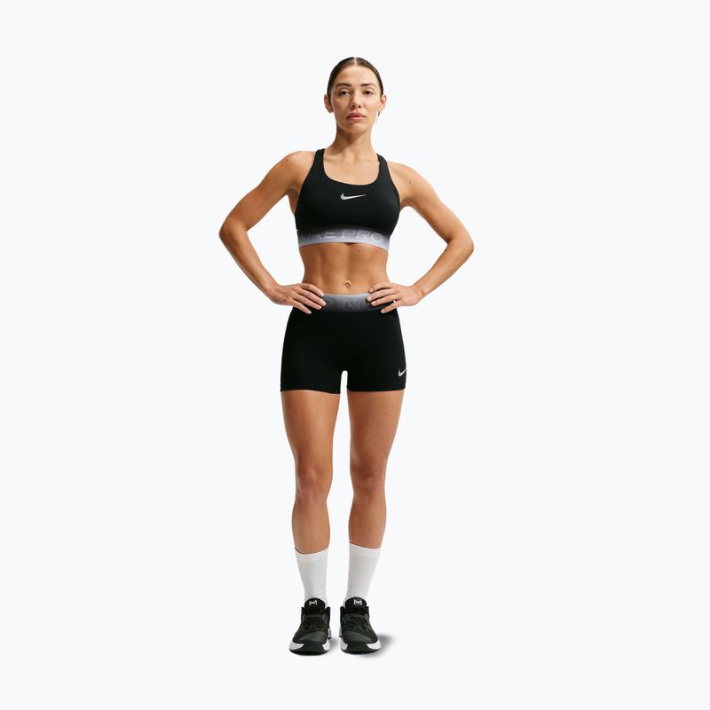 Biustonosz treningowy Nike Pro black/black/ghost/smoke grey 7