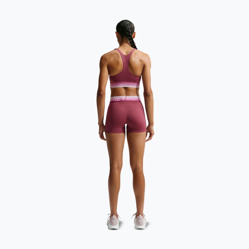 Spodenki treningowe damskie Nike Pro pink smoke/bleached lilac 3