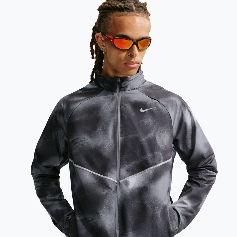 Kurtka do biegania męska Nike Miler black/smoke grey 4