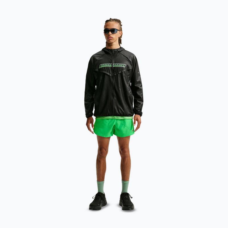 Spodenki męskie Nike Stride Dri-Fit Brief-Lined 5" green spark 2