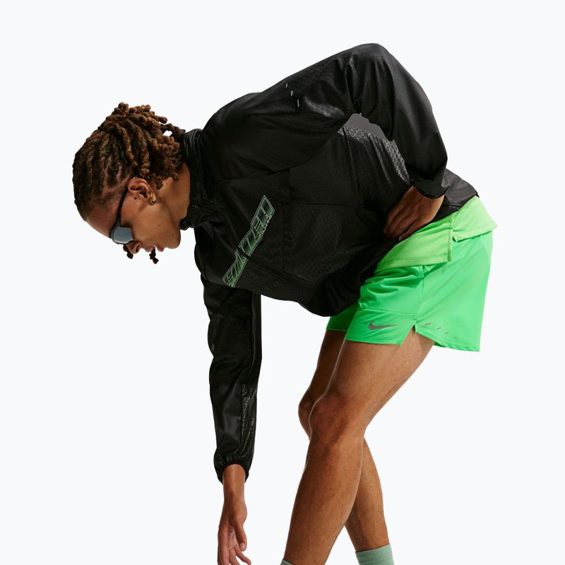 Spodenki męskie Nike Stride Dri-Fit Brief-Lined 5" green spark 4