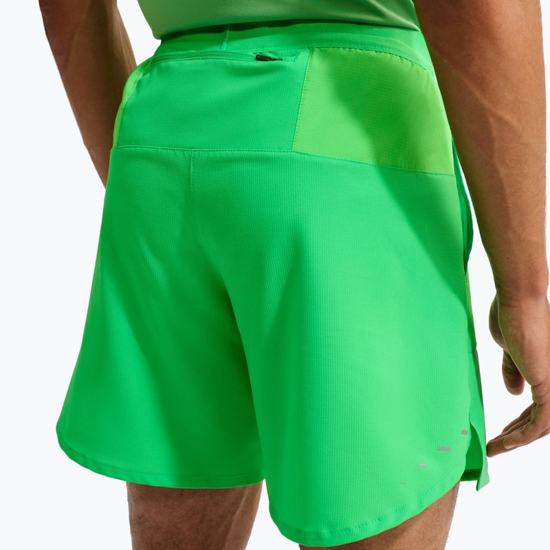 Spodenki męskie Nike Stride Dri-Fit Brief-Lined 5" green spark 6