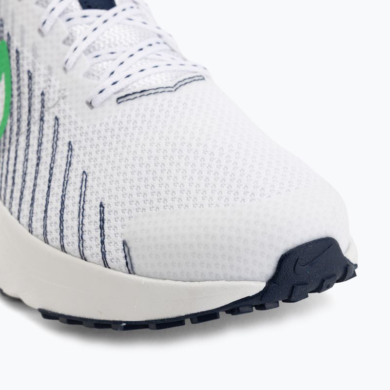 Buty do biegania męskie Nike Run Defy white/midnight navy/green spark 7