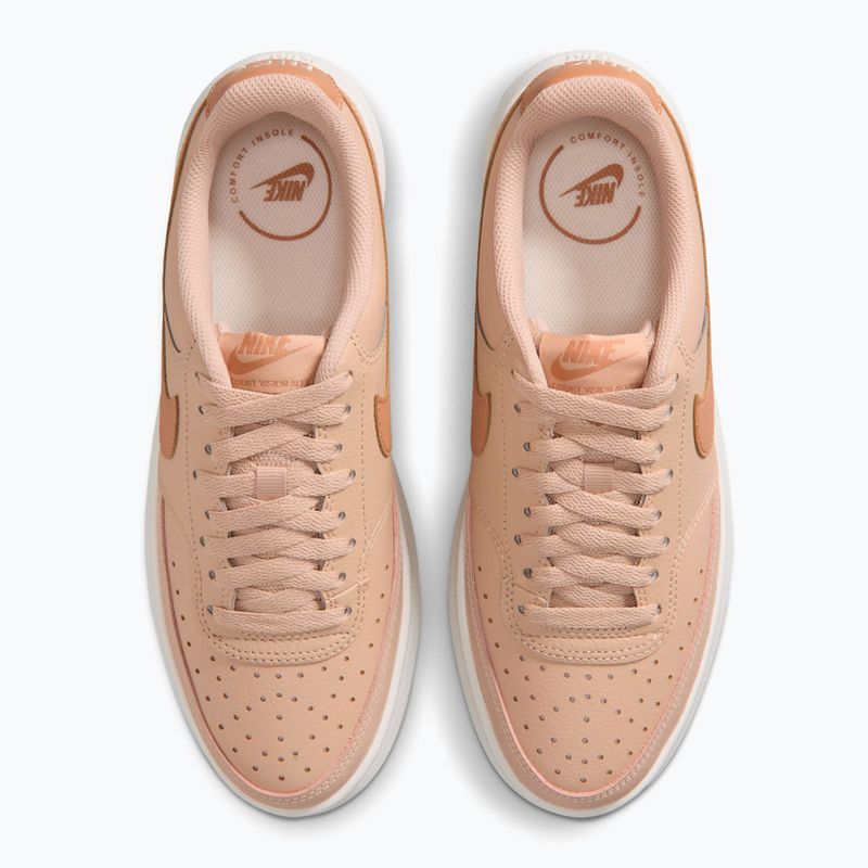 Buty damskie Nike Court Vision Alta shimmer/sail/light cognac 4