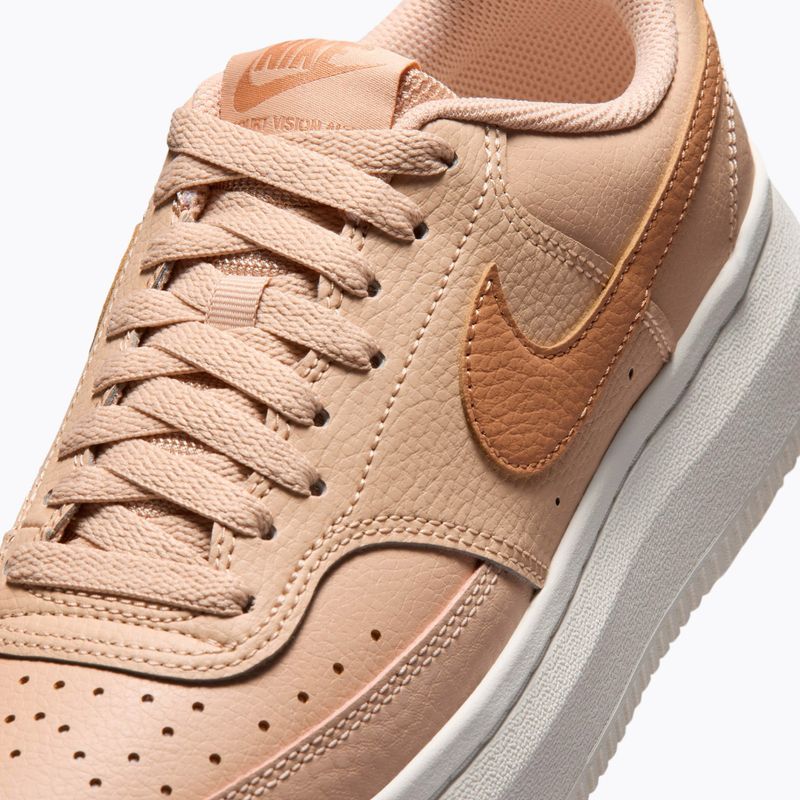 Buty damskie Nike Court Vision Alta shimmer/sail/light cognac 5