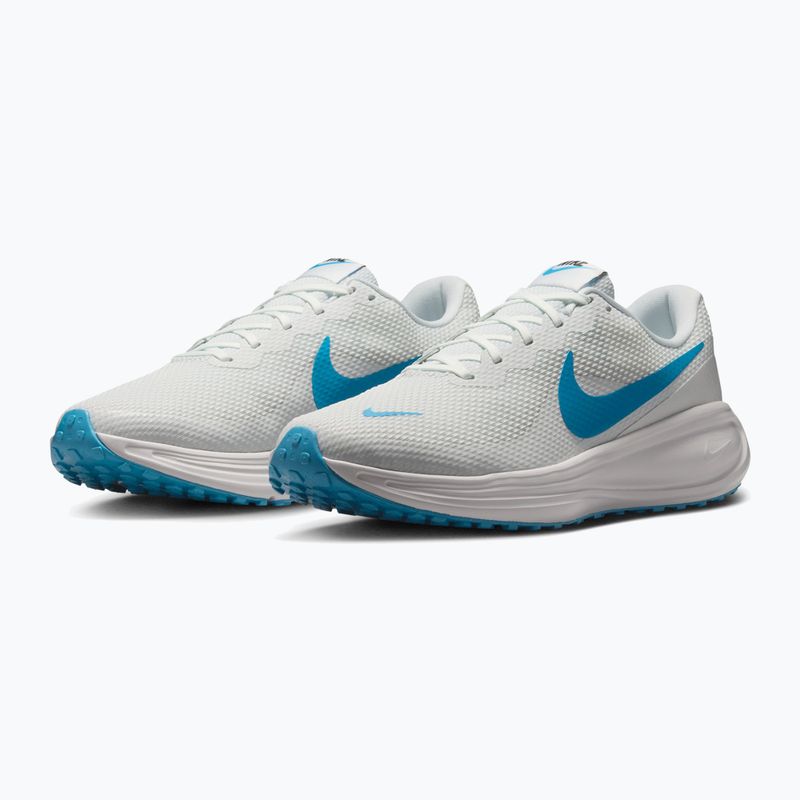 Buty do biegania męskie Nike Revolution 8 off white/vast grey/light current blue 3