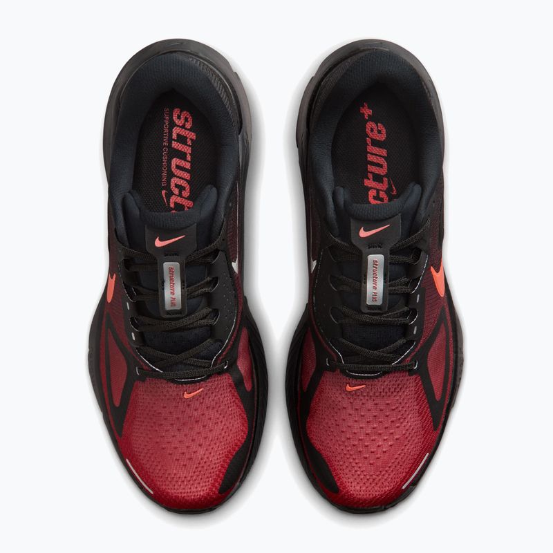 Buty do biegania męskie Nike Structure Plus black/university red/bright crimson 5