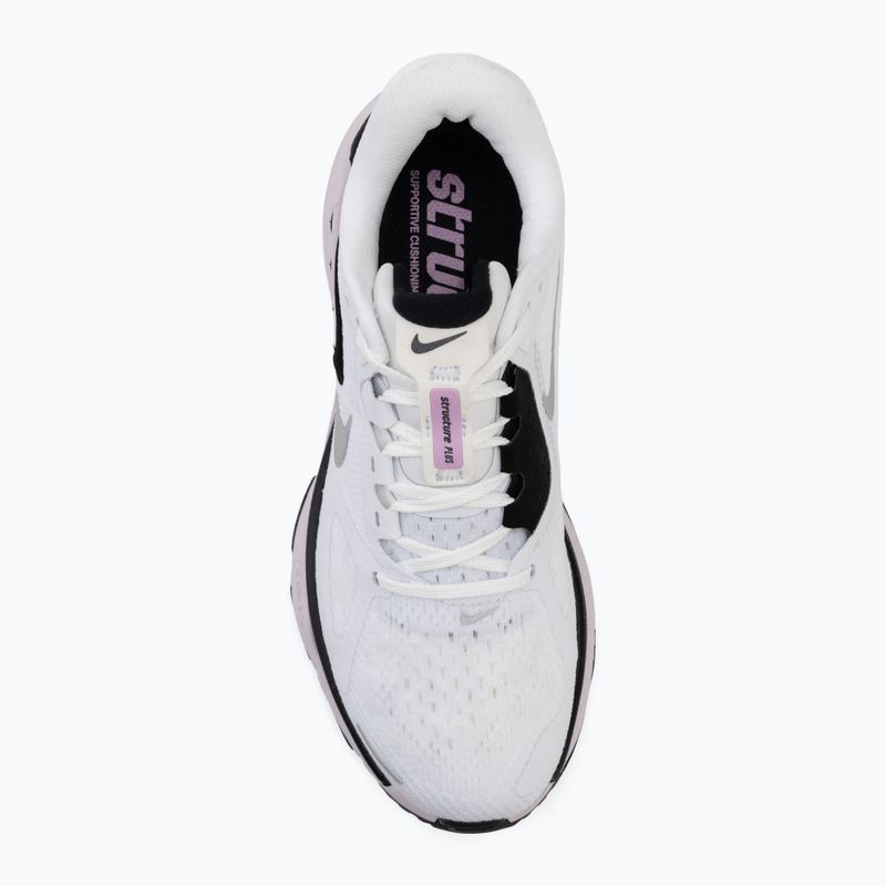 Buty do biegania damskie Nike Structure Plus white/black/metallic silver 5