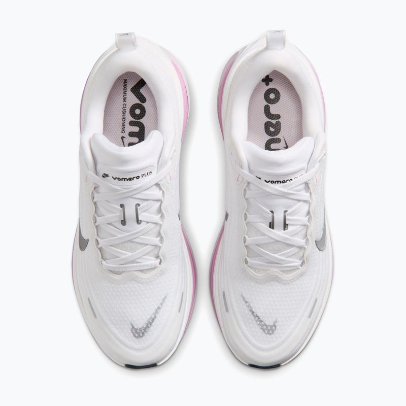 Buty do biegania damskie Nike Vomero Plus white/bleached lilac/metallic silver 5