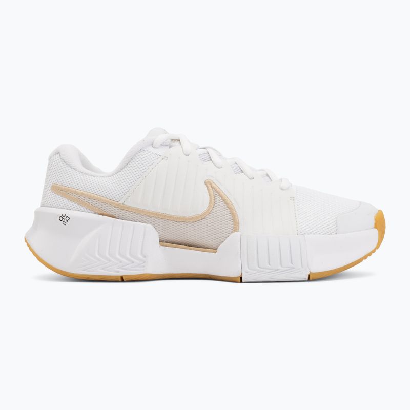Buty do tenisa damskie Nike GP Challenge Pro white/summit white/linen/light orewood brown 2