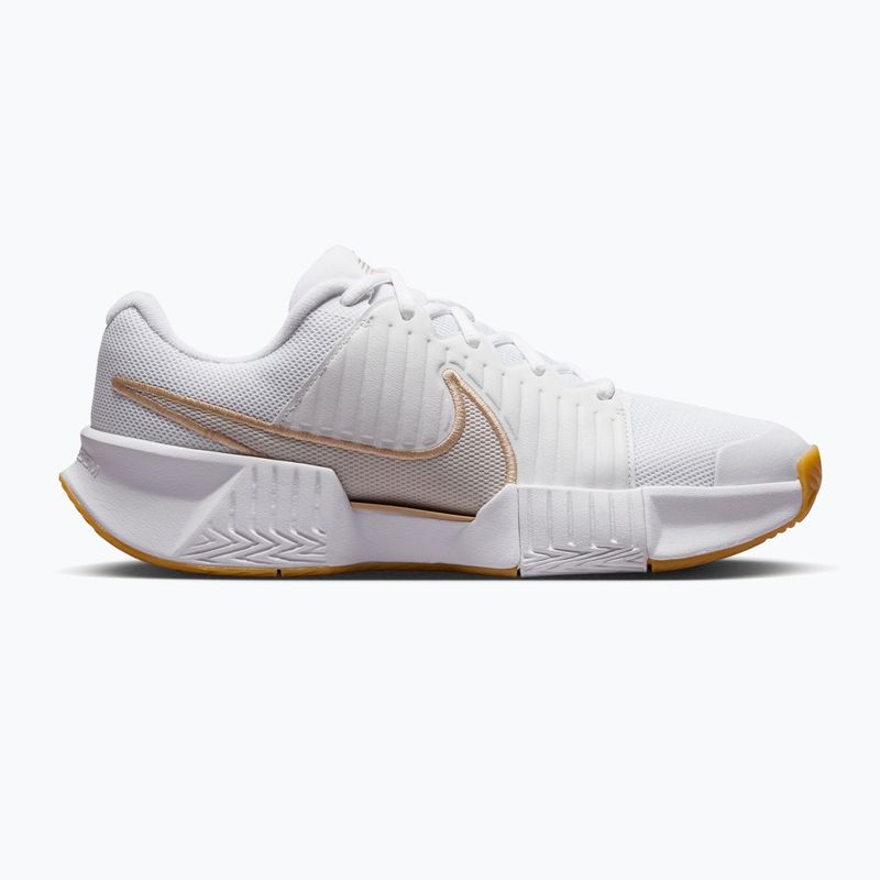 Buty do tenisa damskie Nike GP Challenge Pro white/summit white/linen/light orewood brown