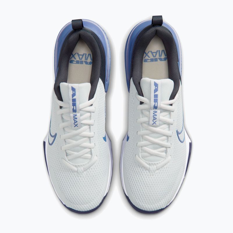 Buty treningowe męskie Nike Air Max Alpha Trainer 6 off white/black/white/indigo storm 4