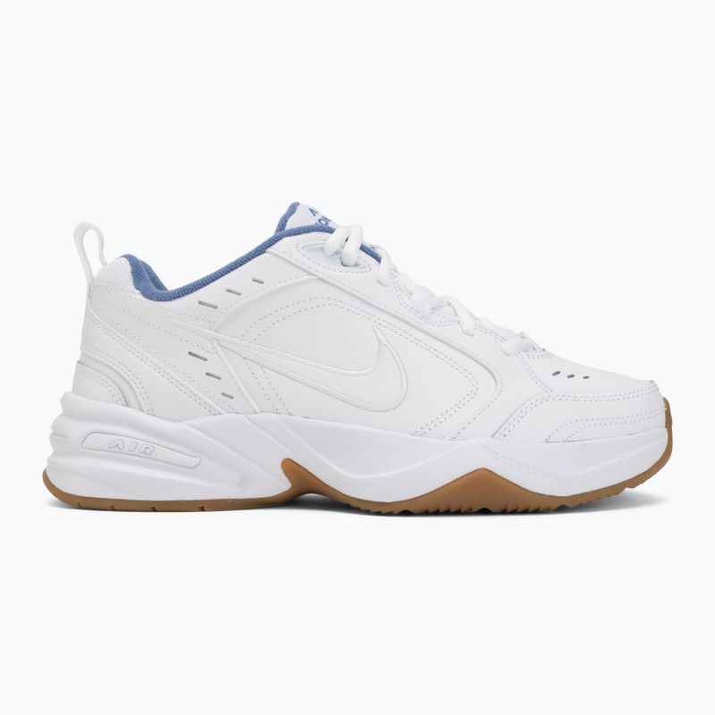Buty treningowe męskie Nike Air Monarch IV white/indigo storm/gum light brown/white 2