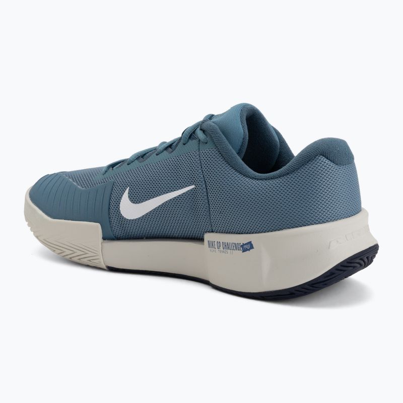 Buty do tenisa męskie Nike GP Challenge Pro smokey blue/light bone/new slate/white 3