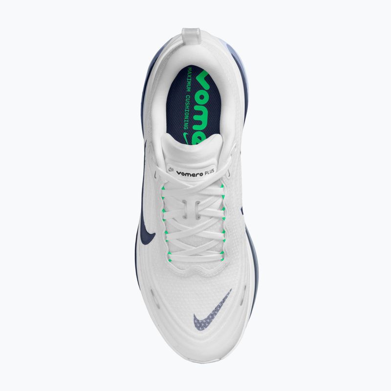 Buty do biegania męskie Nike Vomero Plus white/green spark/midnight navy 4
