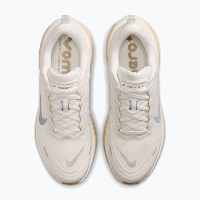 Buty do biegania męskie Nike Vomero Plus sail/coconut milk/metallic silver 4