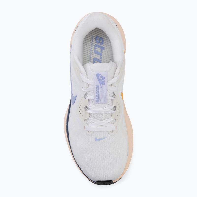 Buty do biegania damskie Nike Structure 26 white/mystic navy/sundial/aluminum 5