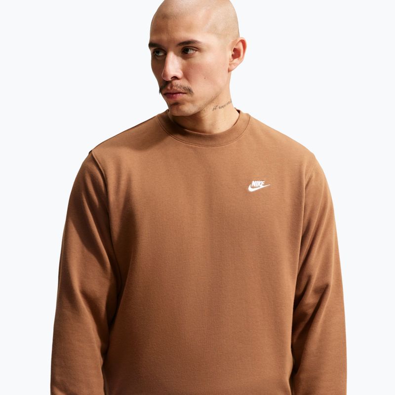 Bluza męska Nike Club ale brown/white 5
