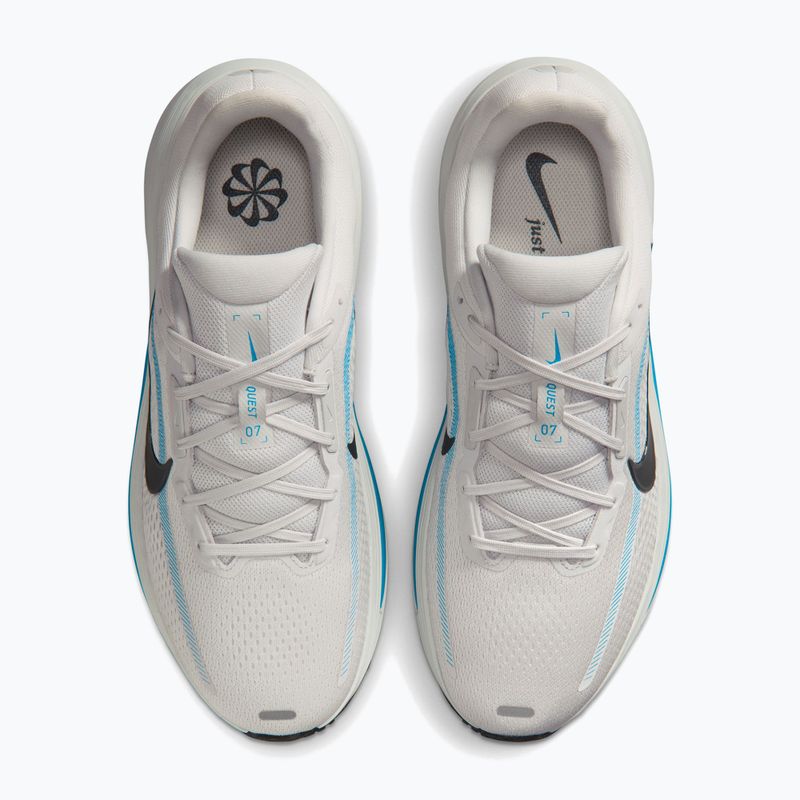 Buty do biegania męskie Nike Quest 7 vast grey/light current blue/anthracite 5
