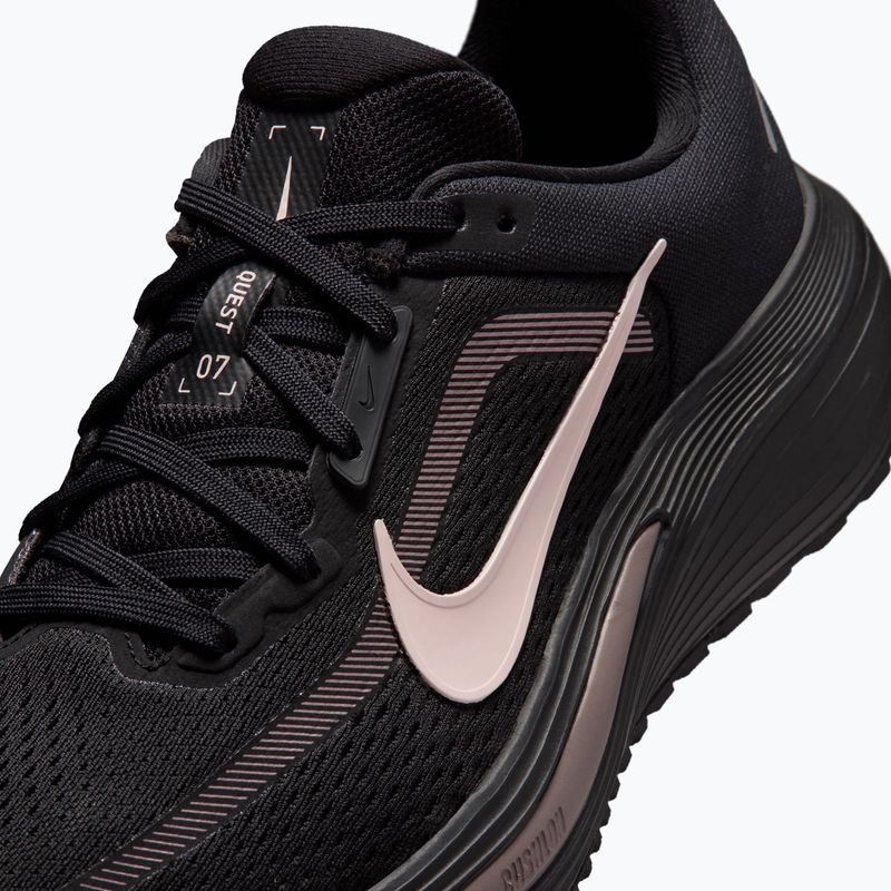 Buty do biegania damskie Nike Quest 7 black/taupe haze/silt red 7