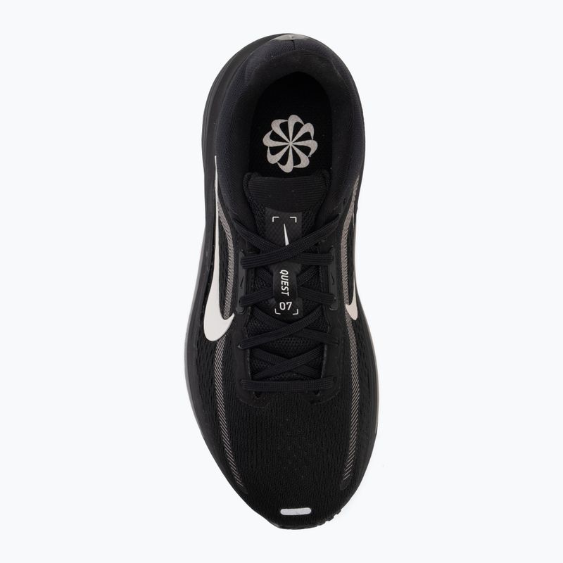 Buty do biegania damskie Nike Quest 7 black/taupe haze/silt red 5