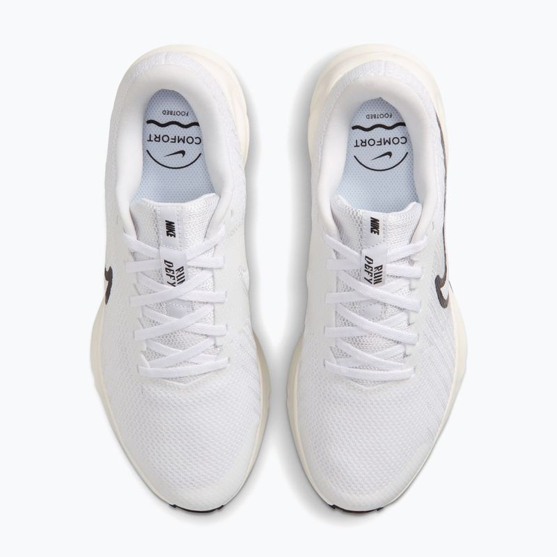 Buty do biegania damskie Nike Run Defy white/sail/off white/black 5