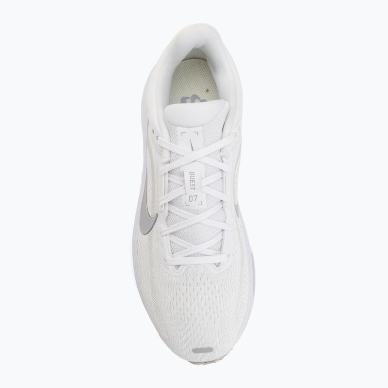Buty do biegania damskie Nike Quest 7 white/vast grey/vast grey/wolf grey 5