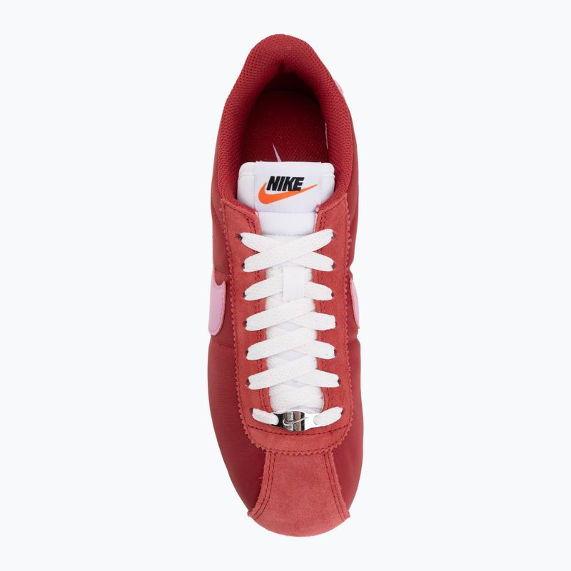 Buty damskie Nike Cortez Textile tough red/white/safety orange/light magenta 5