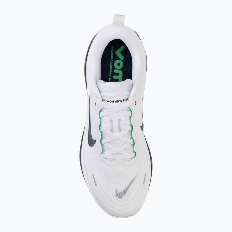 Buty do biegania męskie Nike Vomero Plus white/green spark/midnight navy 5