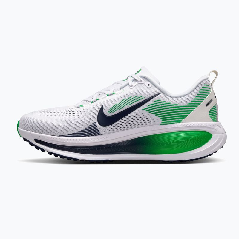 Buty do biegania męskie Nike Vomero 18 white/green spark/midnight navy 2