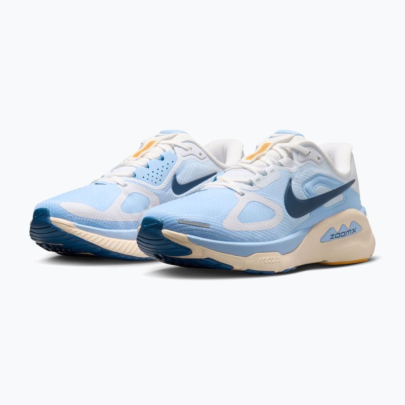 Buty do biegania damskie Nike Structure Plus white/aluminum/sundial/mystic navy 3
