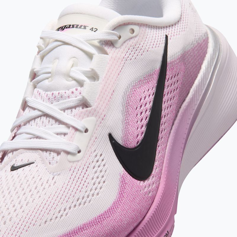 Buty do biegania damskie Nike Pegasus 42 white/light magenta/bleached lilac/black 7