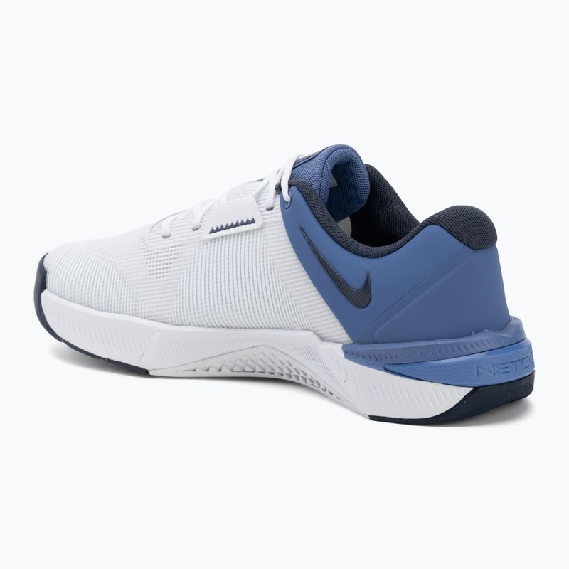 Buty treningowe męskie Nike Metcon 10 white/indigo storm/volt/thunder blue 3