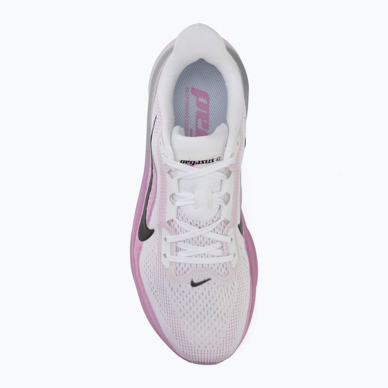 Buty do biegania damskie Nike Pegasus 42 white/light magenta/bleached lilac/black 5