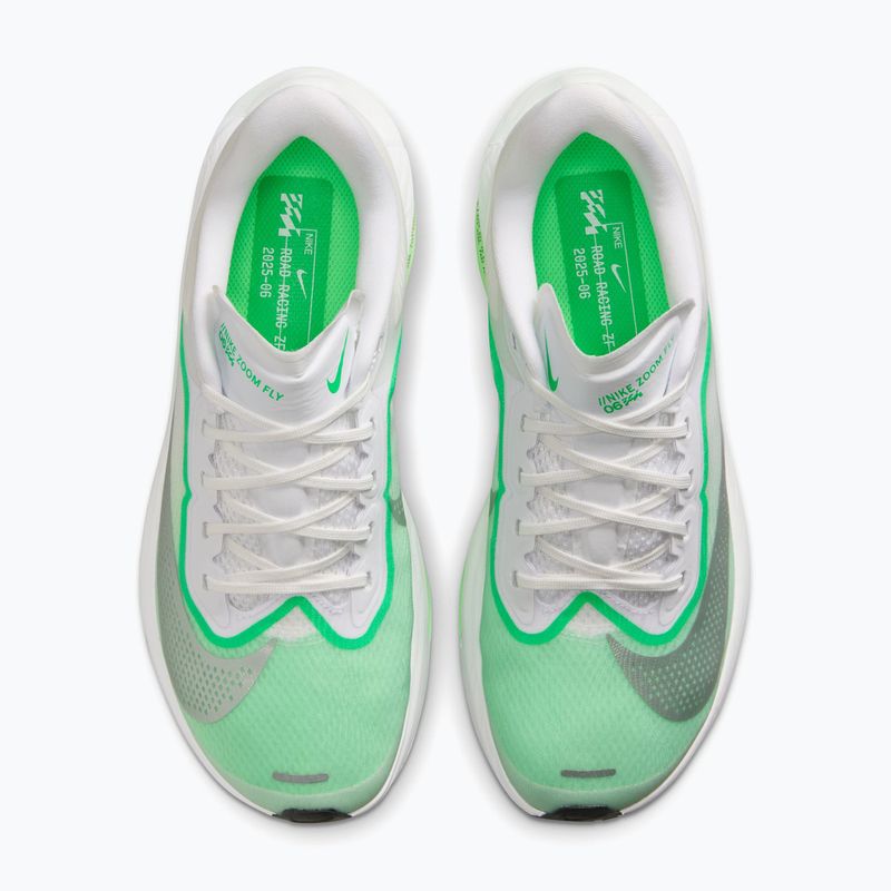 Buty do biegania damskie Nike Zoom Fly 6 white/illusion green/metallic silver 5