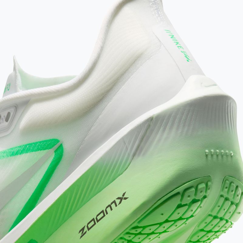 Buty do biegania damskie Nike Zoom Fly 6 white/illusion green/metallic silver 8