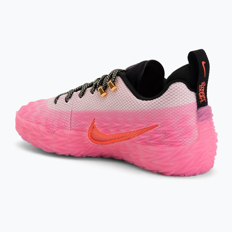 Buty do koszykówki męskie Nike S.T. Charge pink foam/pink spell/soft yellow 3
